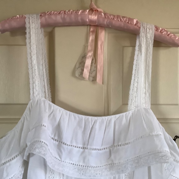 Zadig & Voltaire Cya Ruffled Lace Camisole White SZ L - Picture 4 of 16